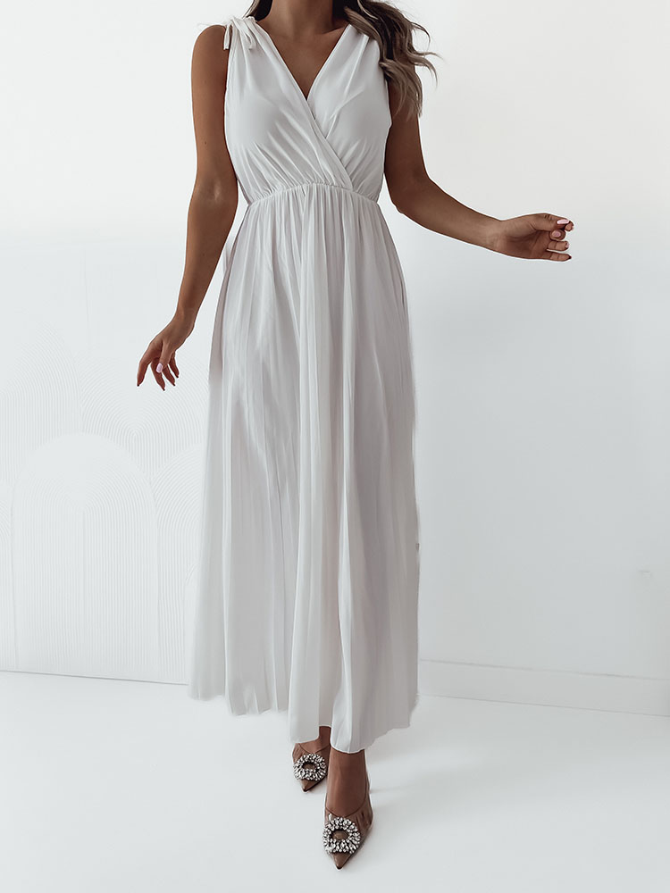 Royalfashion Dámske plisované midi šaty