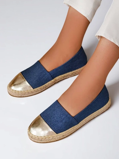 Royalfashion Dámske espadrilky a'la denim Anerta
