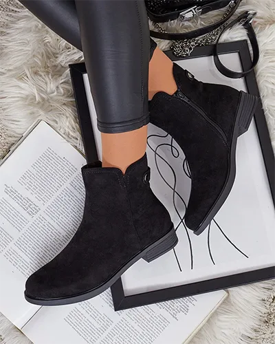 Royalfashion Dámske semišové čižmy Dovilla