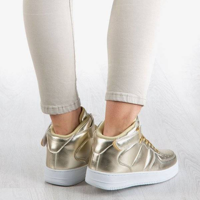 Topánky na platforme OUTLET Gold Tiny Dancer - obuv