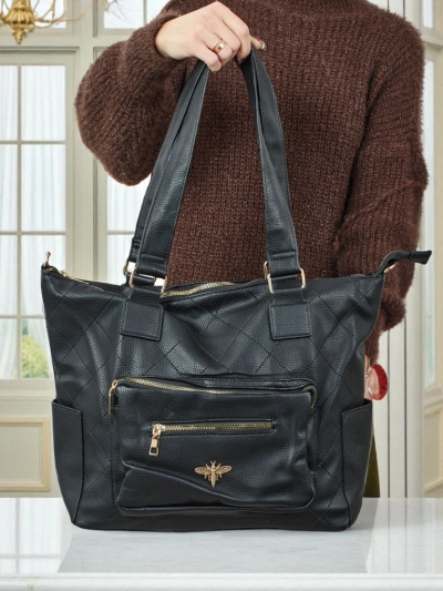 Ženska torbica shopper eko usnje prešita Marvaya