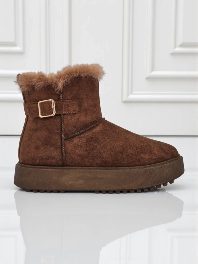 Royalfashion Kratki ženski škornji a'la za sneg Winter Crest