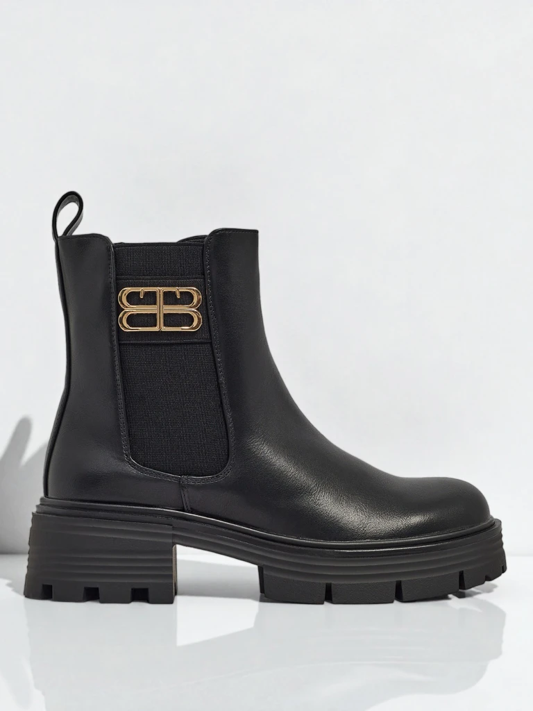 Ženski gležnarji iz eko usnja Fravine