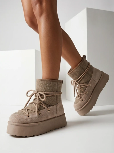 Royalfashion Dámske šnurovacie snehule Filori