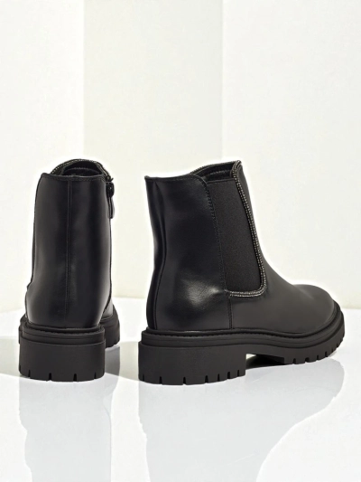 Gležnarji iz ekološkega usnja s cirkoni Novira