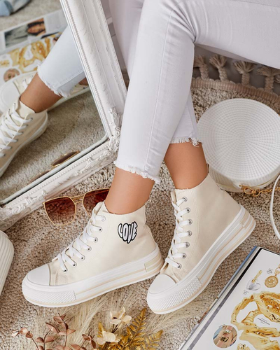 Royalfashion Dámske športové tenisky s potlačou