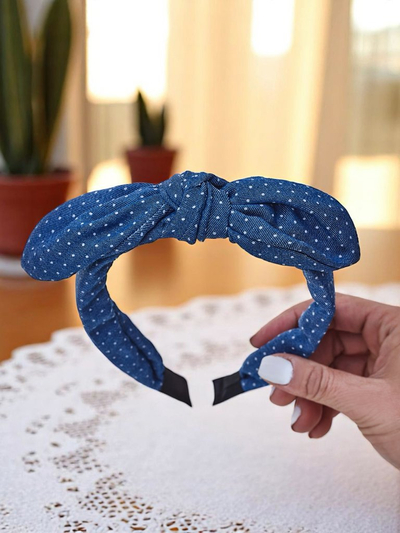 Royalfashion Čelenka s bodkovanou mašľou Lilka
