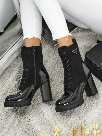 Ženski gležnarji iz eko semiša s peto Event Bramble