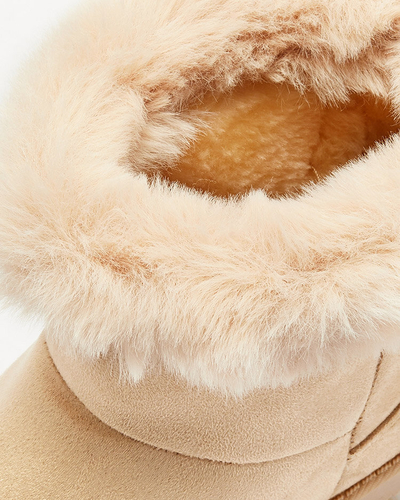 Royalfashion Dámske čižmy a'la snow boots s ornamentom Galaes