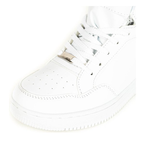 Białe buty sportowe ze złotymi elementami Alto - Obuwie