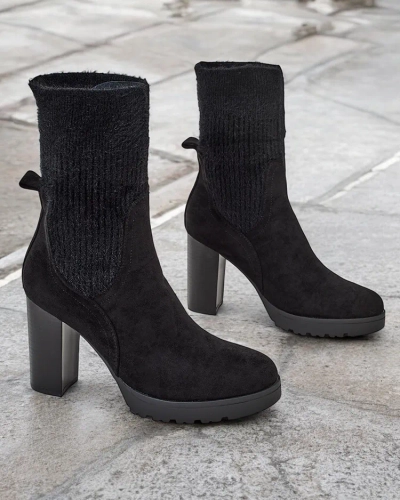 Dámske členkové topánky Royalfashion na pätke Libbo