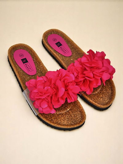 Royalfashion Ženski natikači s cvetlicami Flora Soft