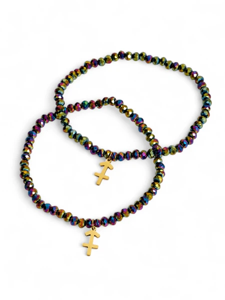 Royalfashion Dve ženski zapestnici z obeskom sidra