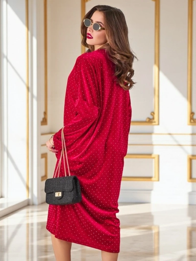 Royalfashion Dámske šaty s nariasením