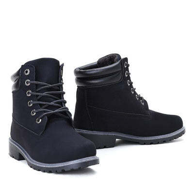 Ocieplane trapery w kolorze czarnym Katherine - Obuwie