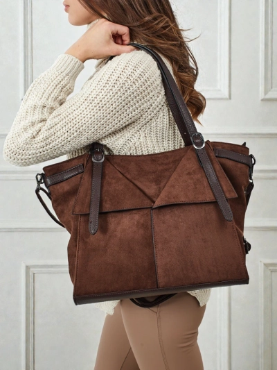 Ženska torbica shopper eko semiš Daville