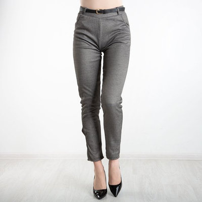 Houndstooth kalhoty PLUS SIZE - Kalhoty 1