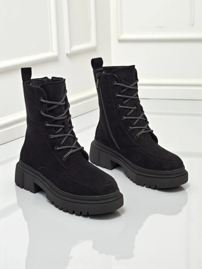 Ženski delavski škornji Velisse iz eko-semiša