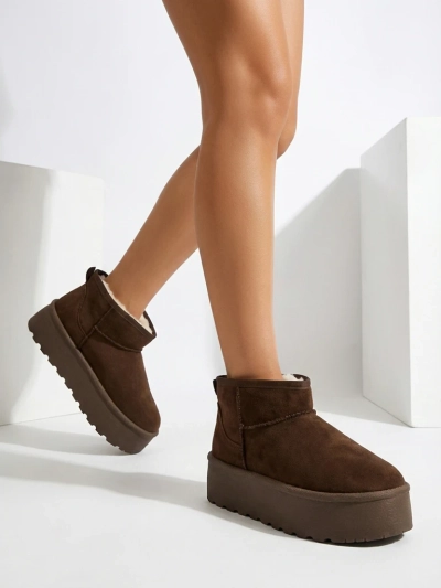 Royalfashion Dámske snehule na platforme a'la Dagodo