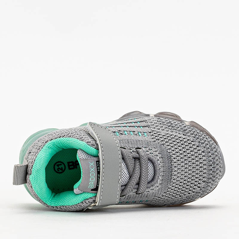 Otroške Superge Astra Sive Sintetične Športne za Poletje