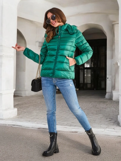 Royalfashion Ženská zimná bunda s quiltom