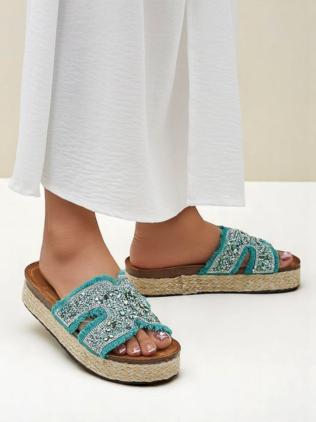 Royalfashion Dámske sandále s ozdobami Candy Candy