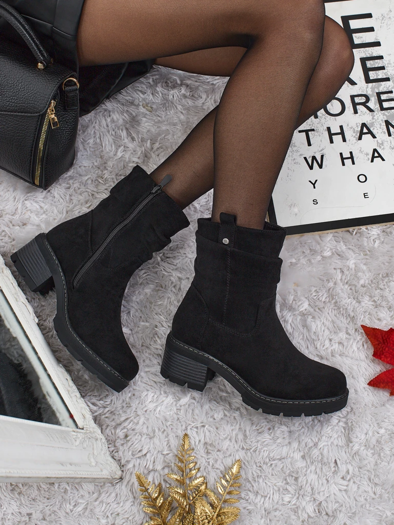 Visoki ženski gležnarji iz eko semiša Carmine