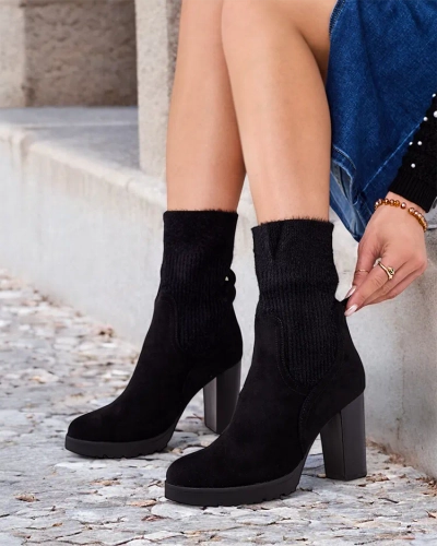 Dámske členkové topánky Royalfashion na pätke Libbo