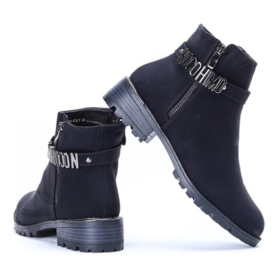 Černé boty Jodhpur Madina - Boty 1