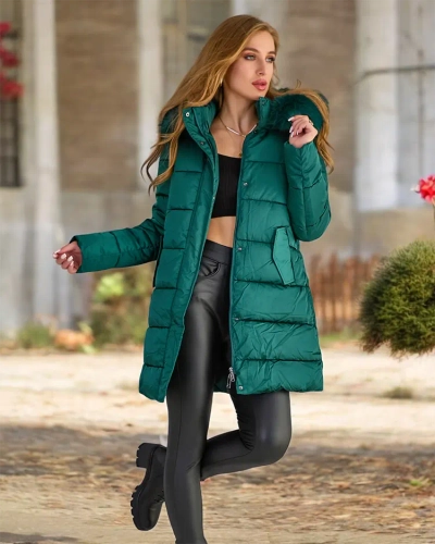Royalfashion Dámska prešívaná zimná bunda
