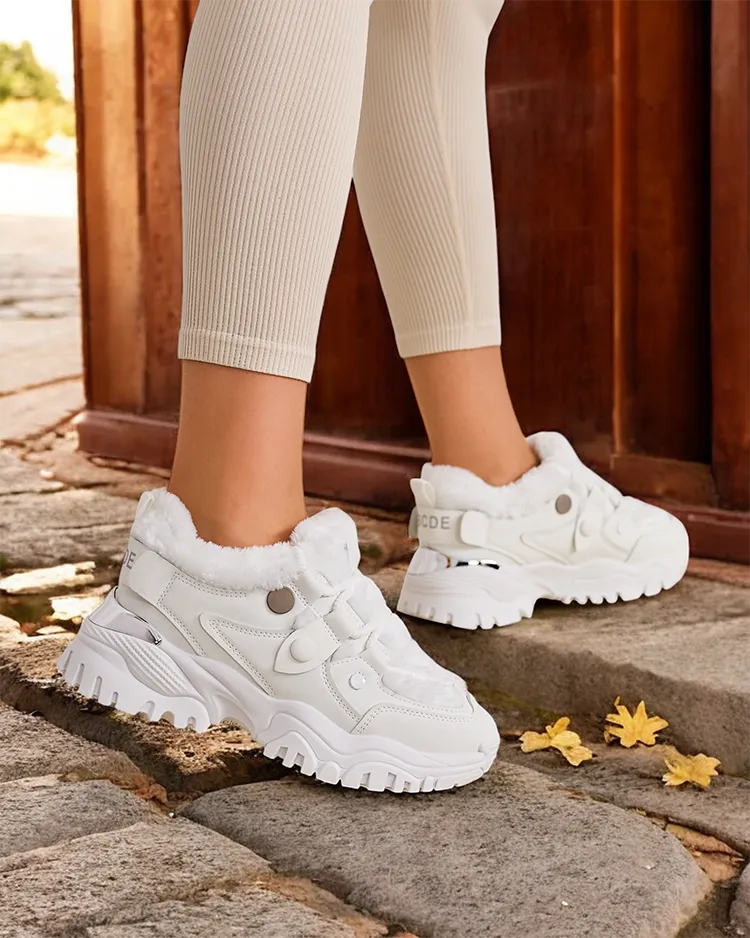 Royalfashion Dámske tenisky s kožušinovou výstielkou Poriomo