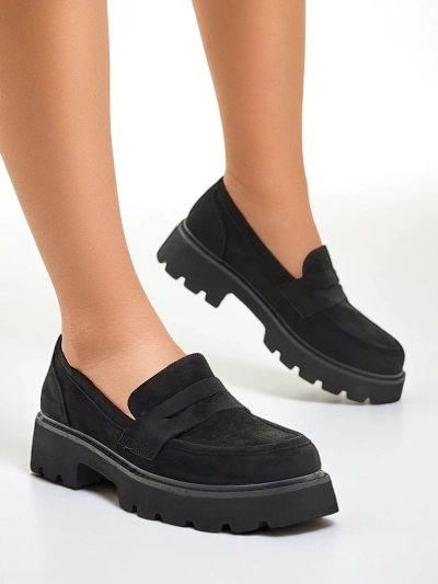 Royalfashion Dámske mokasíny z ekologického semišu Eratta