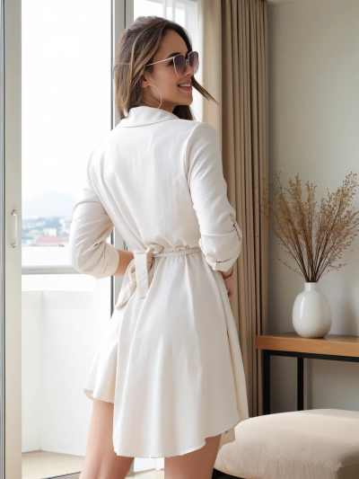 Royalfashion Elegant dámske šaty po kolená