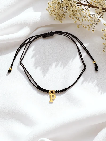 Dámsky náramok s písmenom P Petit Charm