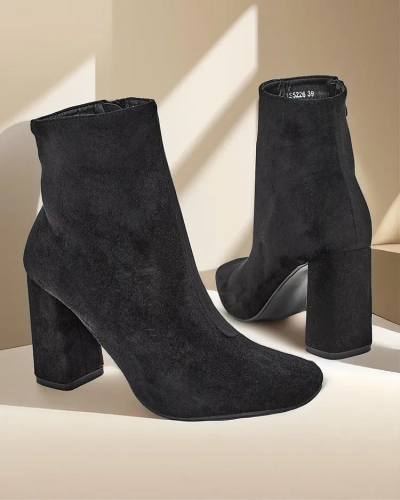 Royalfashion Eco-suede dámske kotníkové topánky na prísadu Emoro