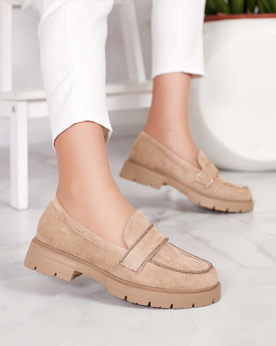 Royalfashion Dámske mokasíny so zirkónmi Eroime