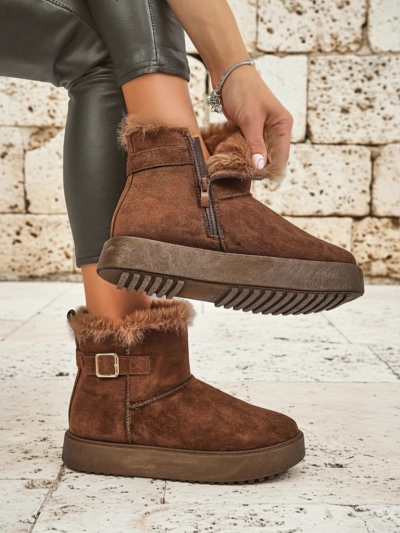 Royalfashion Kratki ženski škornji a'la za sneg Winter Crest