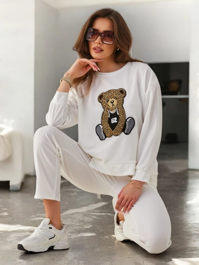 Royalfashion Dámsky Woven Set s medveďom