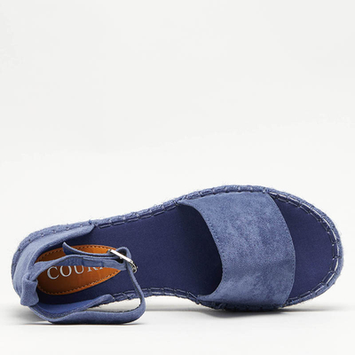 Modré dámske sandále Sitra - obuv