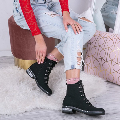 Black Shelby Workers - Obuv