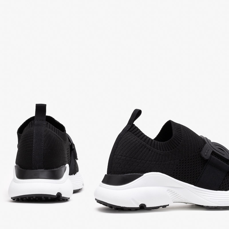 Čierne dámske nazúvacie športové topánky Neristo - Footwear