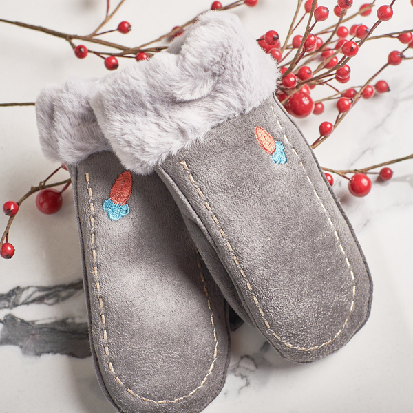 Šedé detské rukavice na šnúrke a bez rukavíc - Palčiaky