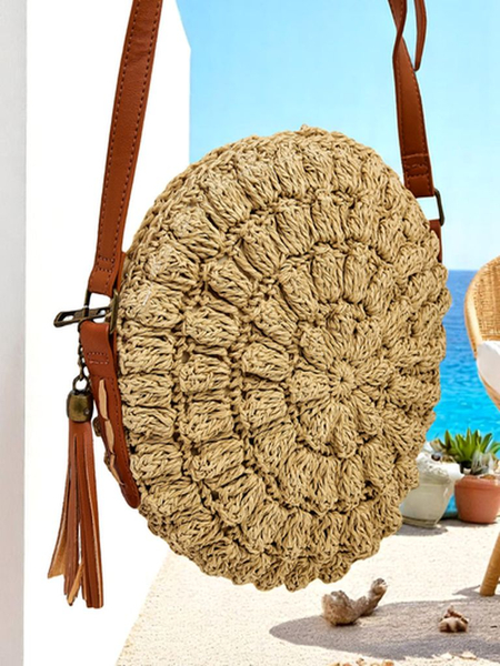 Royalfashion Malá slamená dámska kabelka Solea Mini