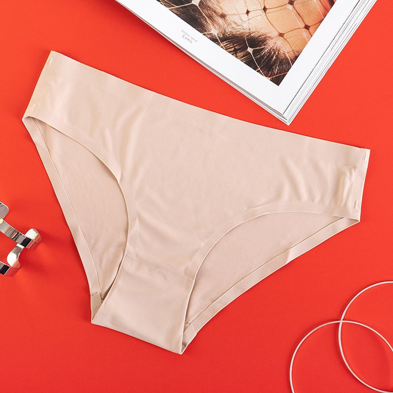 Dámske béžové nohavičky, bezšvové nohavičky - Spodná bielizeň