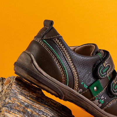 Hnedá chlapčenská športová obuv Tiguar - Obuv