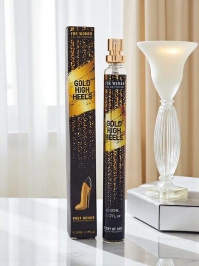 Navdihnjena ženska parfumska voda Gold High Heels