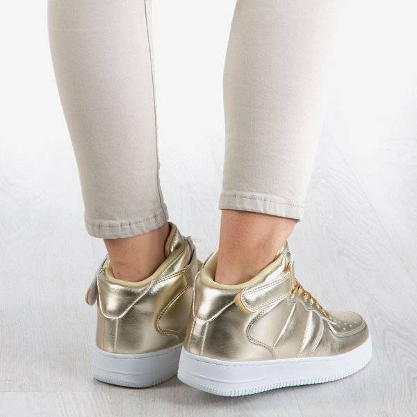 Topánky na platforme OUTLET Gold Tiny Dancer - obuv