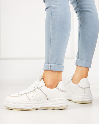 OUTLET Béžová dámska športová obuv s vložkami Dekavi - Obuv