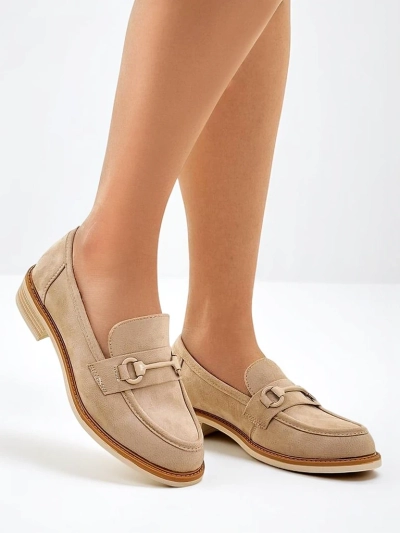 Royalfashion dámske ekologické semišové mokasíny Etolie