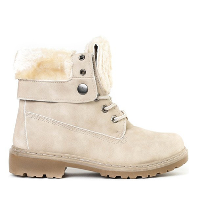 Ocieplane trapery w kolorze beżowym Neenah - Obuwie